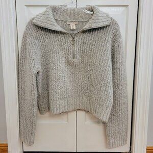 Sincerely Jules 1/4 Zip Sweater, Size Large